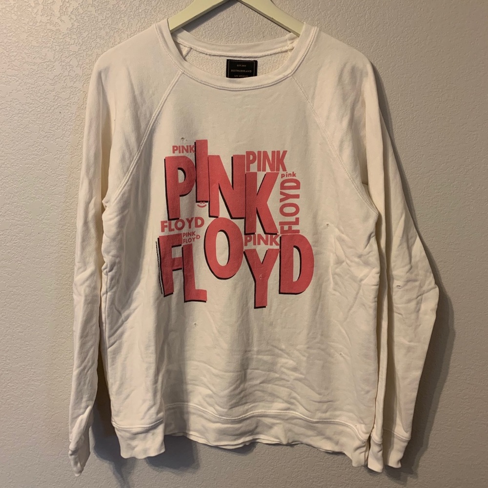 Retrobrand Distressed Pink Floyd Sweater